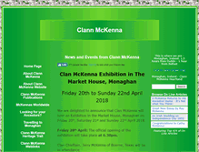 Tablet Screenshot of clannmackenna.ie